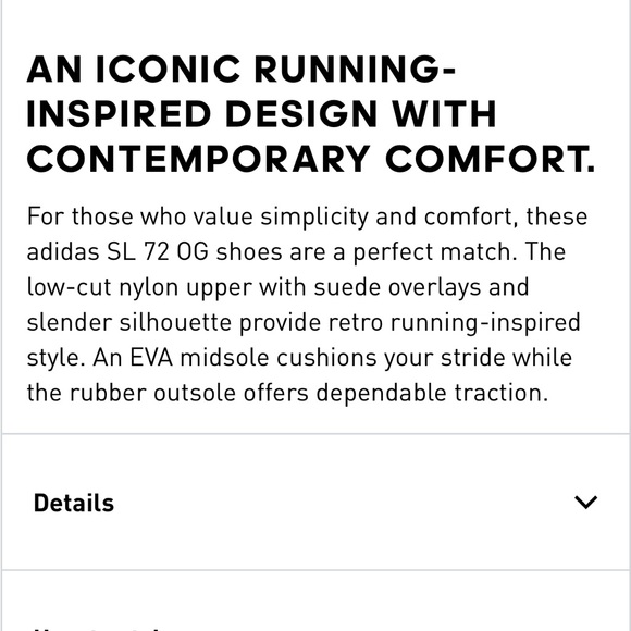 Adidas SL 72 Solar Red - Worn Once - Picture 6 of 6